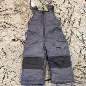 London Fog Kids 12M Grey Snow‎ pants- in like-new condition